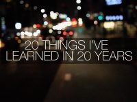 20 dolog, amit 20 év alatt tanultam